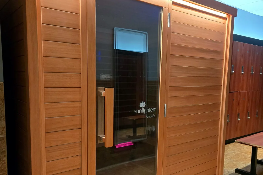 Infrared sauna at Lift STL