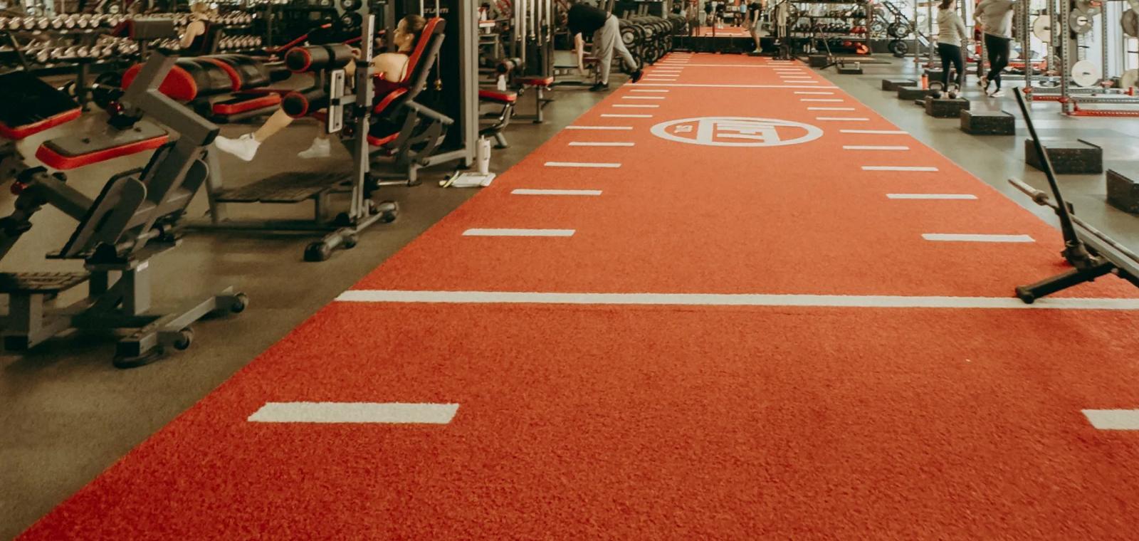 The turf lane at Lift STL